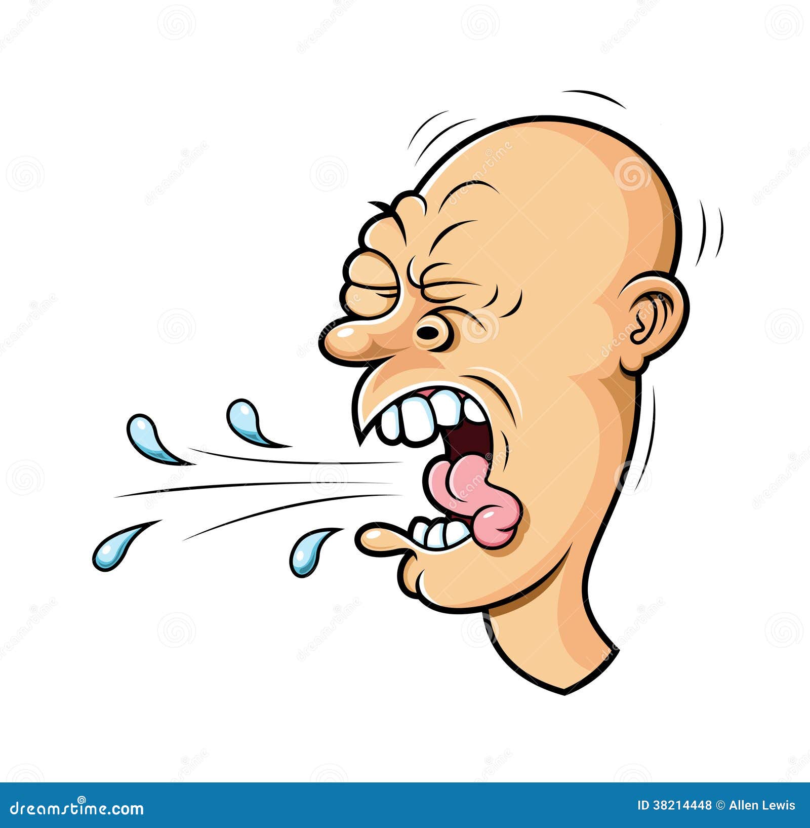 为什么有的人见人就故意咳嗽吐口水什么意思?